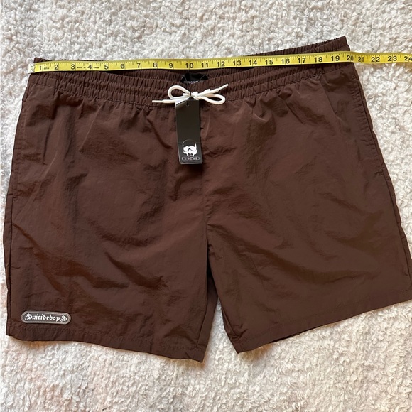 G59 | $UICIDEBOY$ | FTP | GREYFIVENINE | GREY59 | BROWN SHORTS - Picture 6 of 9